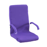 Max Chair Cover With Armrest Covers Office Seat Swivel Protector Purple