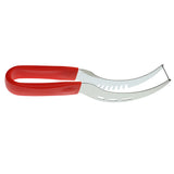 Maxbell Watermelon Melon Slicer Server Cutter Corer  Stainless Steel Tool Red