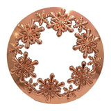 Maxbell Retro Style Candle Jar Lid Shades Tealight Cover for Wedding Home Party Rose Gold