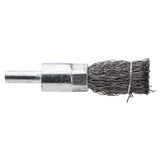 Max Maxb Stainless Steel Pen Shape Crimped Wire Brush 6mm Shank 6 x 16mm 0.3