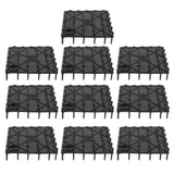 Max 10Pack Aquarium Fish Tank Bottom Filter Board 5.7-inch by 5.7-inch Black