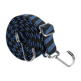 Maxbell Bungee Cord with Hooks Flexible Elastic Rubber Strap for Trucks Trolley Tent 1.5Meters Blue