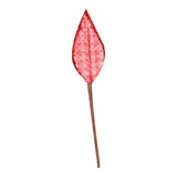 Maxbell Glitter Simulated Flowers Decoration for Christmas Tree Wreath Garland Decor Style D