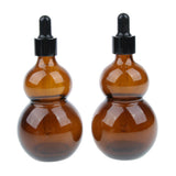 Max 2 Pieces Empty Glass Essential Oil Liquid Aromatherapy Dropper Bottles 100ml