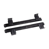 Maxbell under Desk Slider Track for Cabinet Pull Out Keyboard Drawer Tray Slide Rail Black