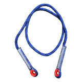 Maxbell Climbing Knotted Pre-sewn Eye-to-Eye Prusik Loop Cord Static Rope Blue 90cm