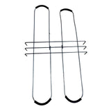 Maxbell Headstone Flower Saddle Wire Rustproof Decorations for Cemetery Wedding Yard