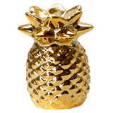 Maxbell Ceramic Golden Pineapple Figurine Ornament Artificial Fruit Showpiece L - Aladdin Shoppers