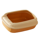 Maxbell High Sided Cat Litter Box Holder 25.6x18x8.7inch Kitty Capacity 24L Sturdy