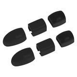 Maxbell 6Pcs Saxophone Palm Key Pads Cushions for Sax Wind Instruments Black