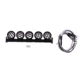 Max 5pieces 1/10 LED Light Bar for RC Car Traxxas TRX4 D90 Axial SCX10 Black