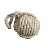 Maxbell Rope Knot Door Stop Sailors Knot Hessian Novelty Old Style for Beach House beige