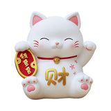 Maxbell Cat Figurine Piggy Bank Decorative for Chinese New Year Gift Home Decoration Style B