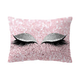 Maxbell Eyelash Printed Throw Pillow Cover Square Cushion Covers Sofa Pillow Case 2