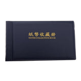 Maxbell Banknote Currency Collection Album Paper Money Pocket Holders 20 Pages Blue