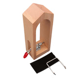 Maxbell Leather Stitching Holder Wooden Adjustable Rotation DIY Tool for DIY Leather