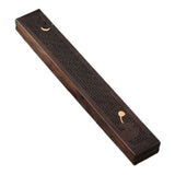 Max Traditional Wooden Incense Holder Burning Joss Insence Box Crescent Moon