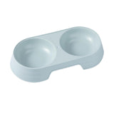 Maxbell Premium Cat Double Bowls Pet Water Food Feeder for Kitten Small Dogs Puppy Green
