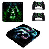 Maxbell Controller Vinyl Decal Protective Skin Cover Sticker for Sony PS4 Slim YSP4S-0014