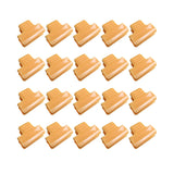 Maxbell 20 Pieces Greenhouse Film Clamps Shading film Netting for Farming Fixing orange 11mm