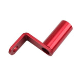 Max Maxb Motorcycle Rearview Side Mirror Extender Bar Bracket For Phone GPS Red