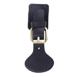 Maxbell 1 Set Sew on Leather Magnetic Snap Buckles Sewing Fasteners for Bag Black