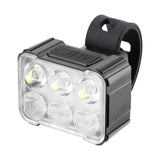 Maxbell Bike Headlight Tail Light USB Rechargeable Outdoor LED Bike Light Front Back 6 Lights Black