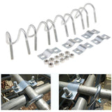 Maxbell 5 Pieces Pig Obstetric Table Waterer Pipe U Shape Clip Fastener Size 1