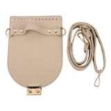 Maxbell DIY PU Bag Knitting Shoulder Strap Shoulder Bag Cover for Backpack Women Khaki