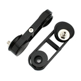 Maxbell 1Pair Drop Mirror Mount for Glides Flhx Black