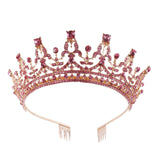 Maxbell Crown Hair Accessories Princess Tiara Wedding Tiara for Prom Christmas Style G