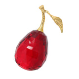 Maxbell Pear Fruits Ornament Collectibles Table Home Decor Office Party Red