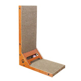 Maxbell Cat Scratcher with Ball Toy Vertical Cat Scratch Pad Furniture Protection Right Angle