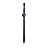 Maxbell Folding Long Handle Umbrella Windproof Double Layer for Camp Fishing Women blue
