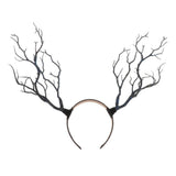Max Maxb Gothic Antlers Deer Horns Hair Hoop Headband Cosplay Headdress Xmas Blue