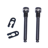 Maxbell 2pcs Bicycle M4 Bolt Threaded Hydraulic Disc Brake Plug Fixed Bolts Black