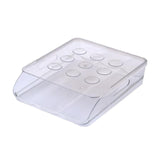 Maxbell egg Box Stackable Slide Design Automatic Rolling for Refrigerator 1 Layer