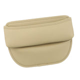 Maxbell Car Seat Gap Filler Organizer for Pens Sundries Phone Keys Wallet Cards Beige