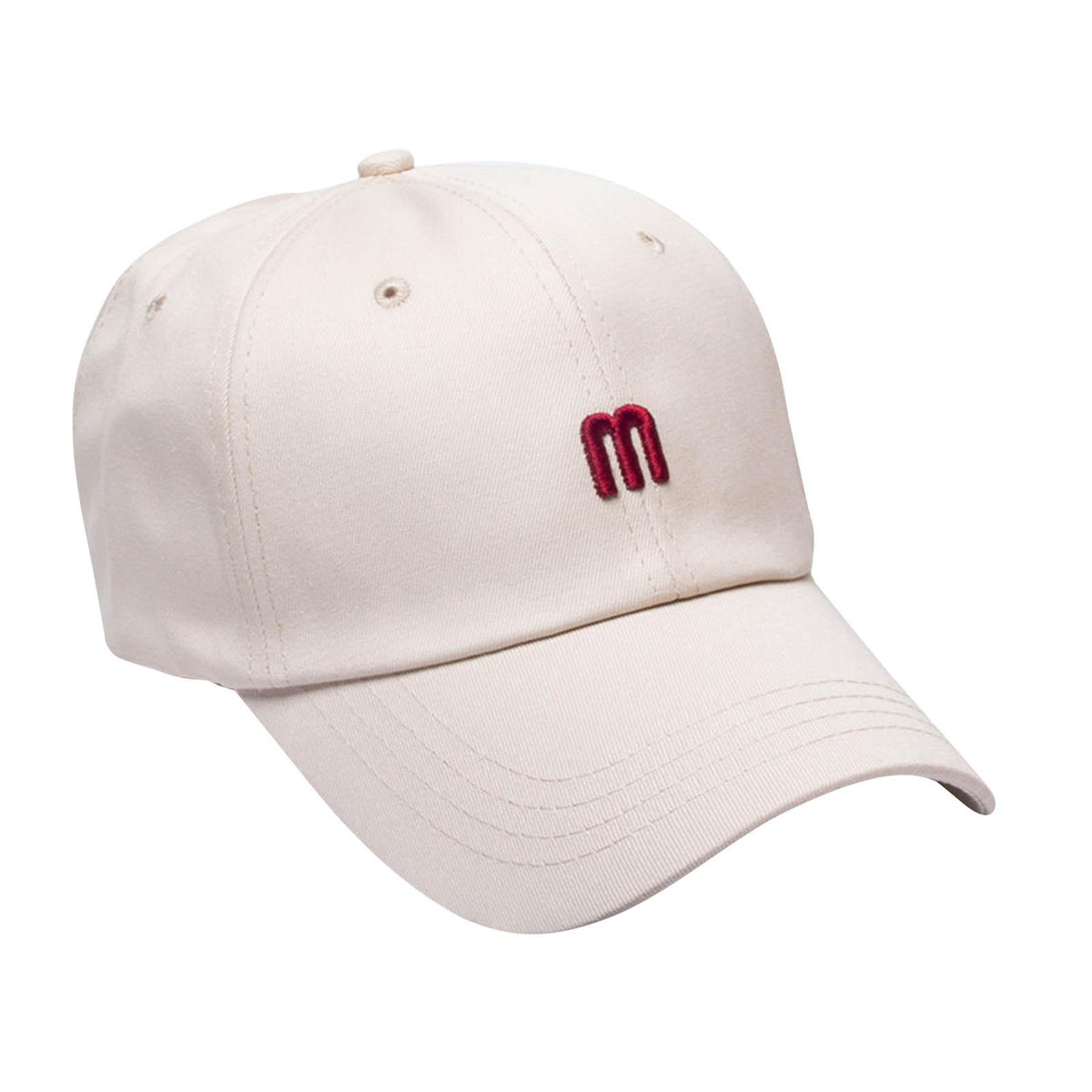 Maxbell Baseball Hat Sun Visor Hair Messy Bun Athletic for Sports Unisex beige