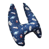 Maxbell Car Back Seat Travel Pillow Provides Head and Body Support Sleeping Pillow Blue Astronaut