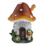 Max Cartoon House Design Solar Garden Light Decorative Light for Yard Mushroom