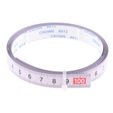 Max Miter Saw Track Tape Measure Adhesive Metric Ruler Middle(1M-0-1M)