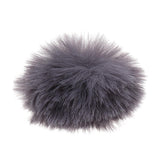 Maxbell Fur Windscreen Windshield Wind Muff for Lavalier Lapel Microphone Mic Gray