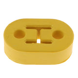 Max Maxb 1pcs Car Rubber Exhaust Hanger Pipe Mount Mounting Bracket 2 Holes Hanger