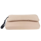 Max Sleeping Pillow Support Foam for Neck Pain Inflatable Back Pillow Beige Mesh