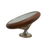 Maxbell Espresso Lens Mirror Coffee Machine Accessories for Office Home Restaurant Ebony Argent Base