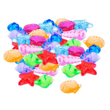 Maxbell Maxbell 90pcs Acrylic Diving Gems Pool Toys Dive Throw Toy for Girls Boys Toddler Kids