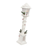 Maxbell LED Lamppost Christmas Decoration 16Cmx85cm for Farmhouse Winter White