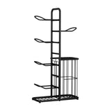 Maxbell Metal Ball Storage Holder Freestanding Basketball Storage Rack for Soccer M