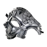 Maxbell Creative Punk Cover Cosplay Costume Props for Party Carnival Decoration Antique Argent